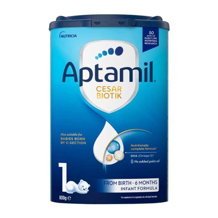APTAMIL CESAR BIOTIK 1 Мляко за кърмачета от 0 до 6-ия месец, 800 г.