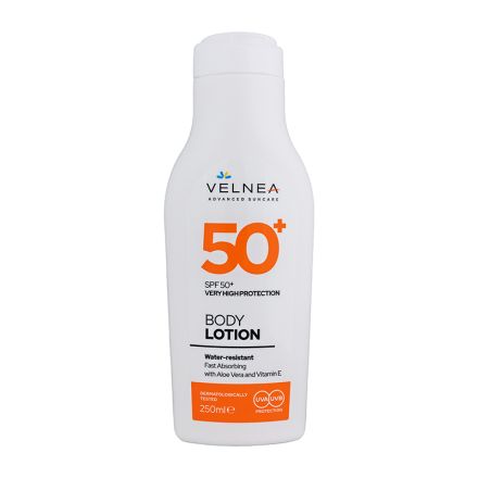 VELNEA SUN CARE Слънцезащитен лосион за тяло SPF 50+, 250 мл