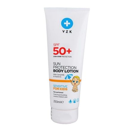VZK SUN PROTECTION ДЕТСКИ Слънцезащитен лосион за тяло за чувствителна кожа SPF 50+, 250 мл