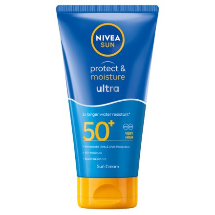NIVEA SUN PROTECT&MOISTURE ULTRA Слънцезащитен лосион SPF 50+, 150 мл