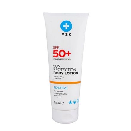 VZK SUN PROTECTION Слънцезащитен лосион за тяло за чувствителна кожа SPF 50+, 250 мл