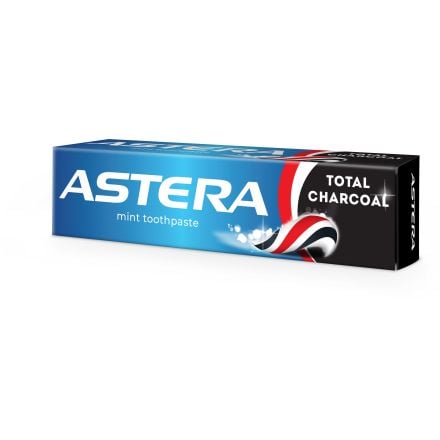 ASTERA TOTAL CHARCOAL Паста за зъби с активен въглен 100мл/110г