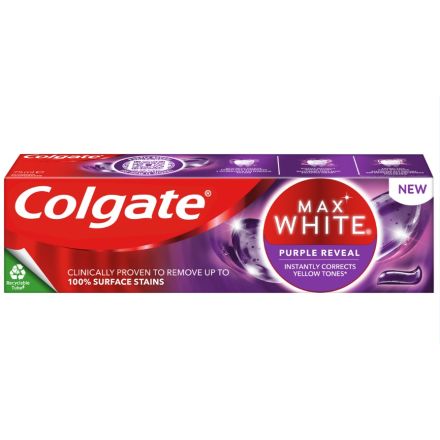 COLGATE MAX WHITE PURPLE REVEAL Паста за зъби, 75 мл
