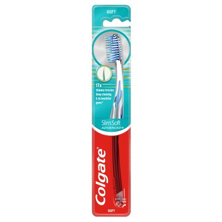 COLGATE SLIM SOFT Четка за зъби advanced, 1 бр.