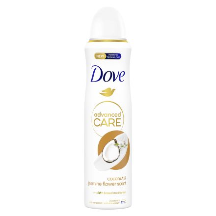 DOVE ADVANCE Дамски део спрей Coconut and Jasmine, 150 мл