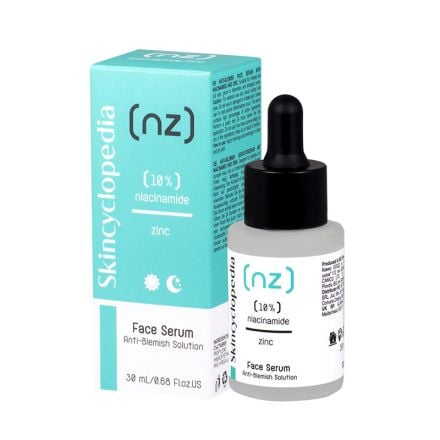 SKINCYCLOPEDIA Серум за лице с 10% ниацинамид и 1% цинк, 30 мл