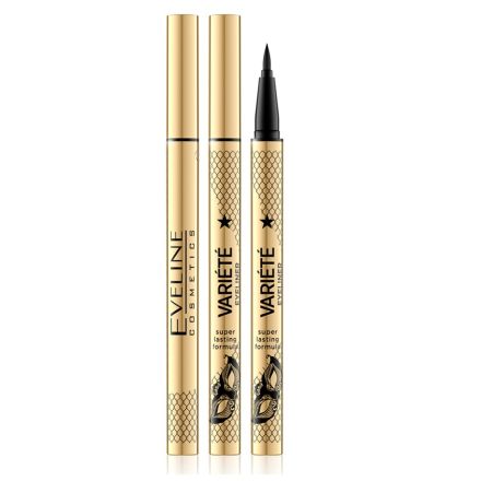 EVELINE VARIETE Очна линия водоустойчива ,ultra black