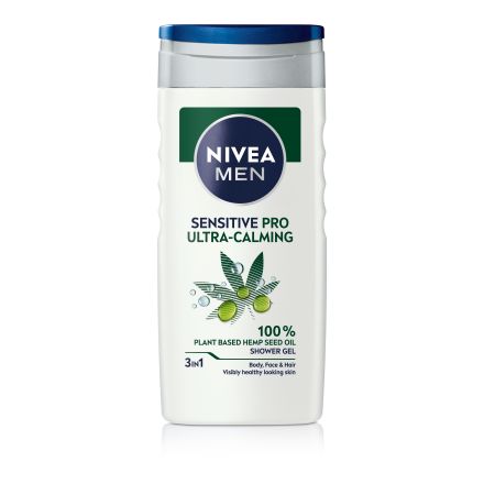 NIVEA MEN SENSITIVE PRO ULTRA-CALMING Душ гел 3в1, 250 мл.