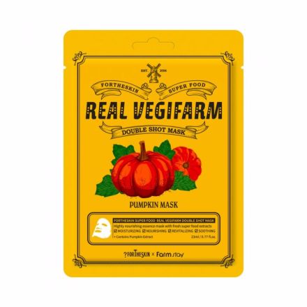 FORTHESKIN SUPER FOOD Маска за лице с тиква, 1 бр.