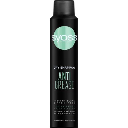 SYOSS ANTI-GREASE DRY SHAMPOO Сух шампоан за коса, 200 мл.