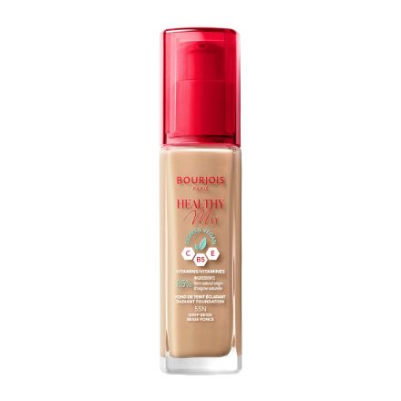 BOURJOIS Фон дьо тен healthy mix №55 dark beige, 30 мл.