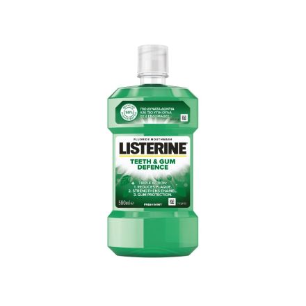 LISTERINE TEETH&GUM DEFENCE Вода за уста, 500 мл. 