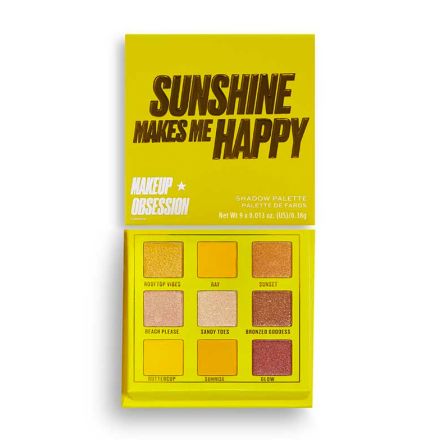 REVOLUTION OBSESSION Палитра сенки Sunshine Makes Me Happy 9цв