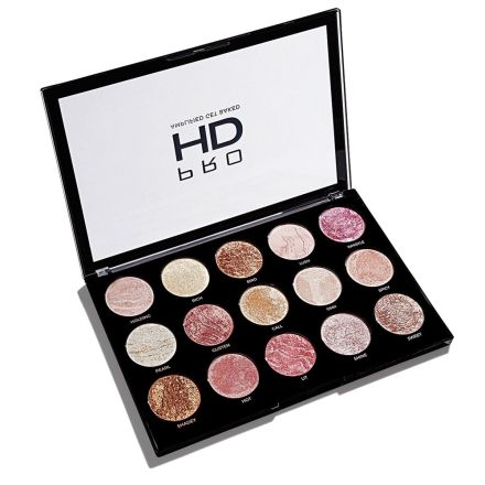 REVOLUTION PRO Палитра сенки HD PRO Get Baked 15цвята