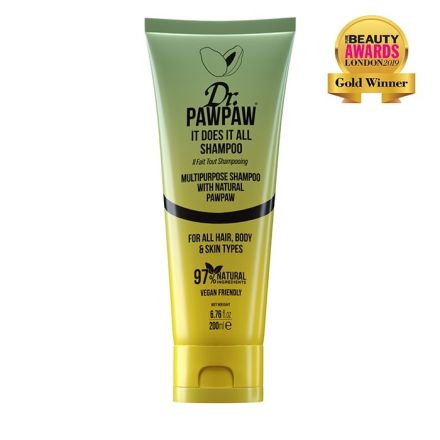 DR. PAWPAW IT DOES IT ALL SHAMPOO Шампоан манго и кокос за коса и тяло, 200 мл  DR. PAWPAW IT DOES IT ALL SHAMPOO Шампоан манго и кокос за коса и тяло, 200 мл