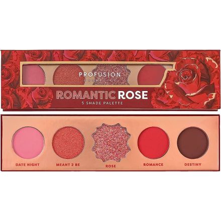 PROFUSION BLOOMING HUES Палитра сенки Romantic Rose, 5 цвята