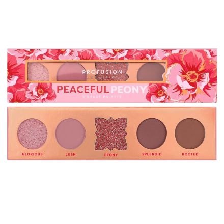 PROFUSION BLOOMING HUES Палитра сенки Peaceful Peony, 5 цвята