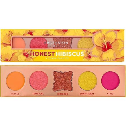 PROFUSION BLOOMING HUES Палитра сенки Honest Hibiscus, 5 цвята