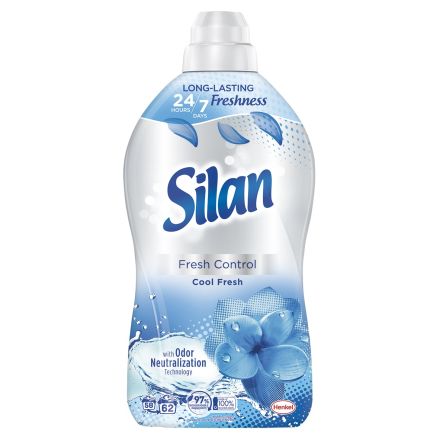 SILAN Омекотител за дрехи Cool Fresh 1,364л, 62 пранета.