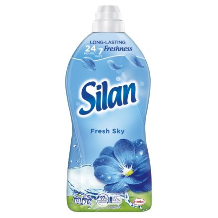 SILAN Омекотител за дрехи Classic Fresh Sky, 1,672л 76 пранета