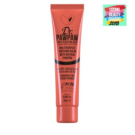 DR. PAWPAW Балсам за устни и скули цвят Peach Pink, 25 мл 
