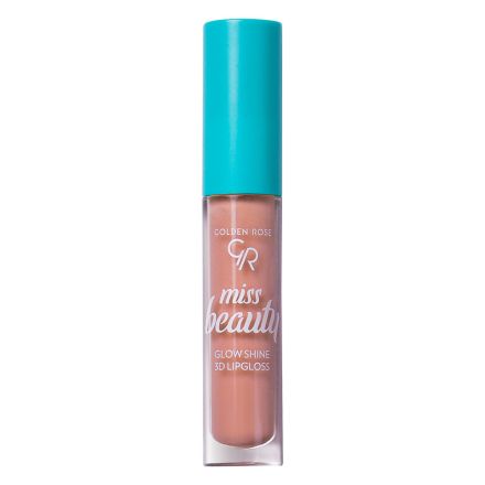 GOLDEN ROSE MISS BEAUTY GLOW SHINE 3D Гланц за устни 03 Soft Peach