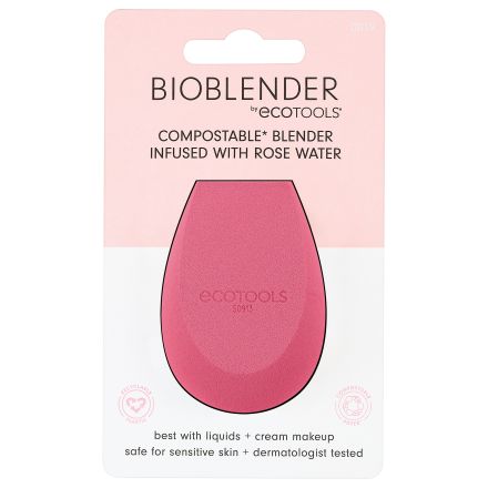 ECOTOOLS BIOBLENDER ROSE WATER блендер за нанасяне на фон дьо тен, 1 бр