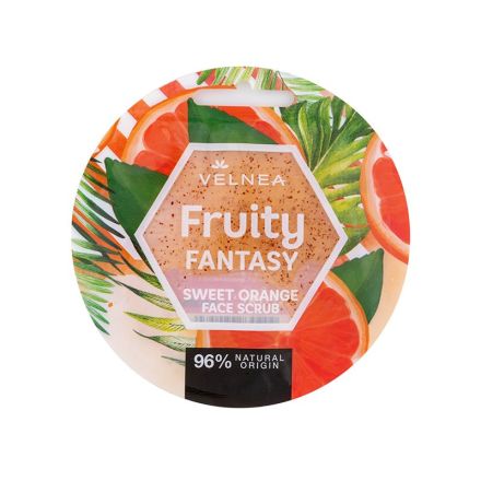 VELNEA FRUITY FANTASY Скраб за лице портокал, 10 мл.