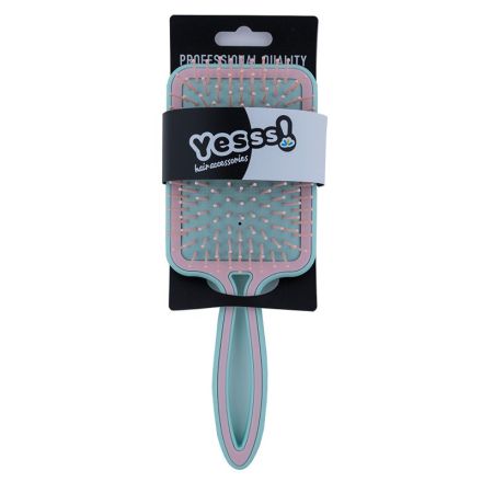 YESSS! Четка за коса квадратна мента , 1бр