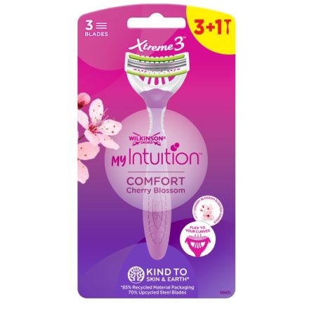 WILKINSON SWORD XTREME3 BEAUTY Дамска самобръсначка за еднократна употреба, 3+1 бр.