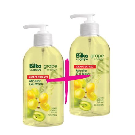BILKA Мицеларен измиващ гел Grape Energy, 2бр x 200 мл