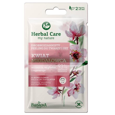 FARMONA HERBAL CARE Скраб за лице бадемов цвят , 2x5мл.