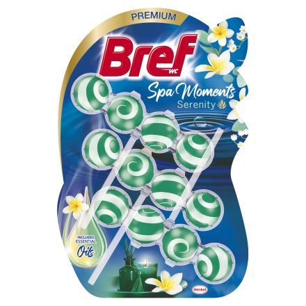 BREF SPA MOMENTS SERENITY Ароматизатор за тоалетна, 3x50гр.