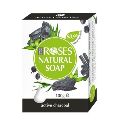 NATURE OF AGIVA Натурален сапун активен въглен 100гр