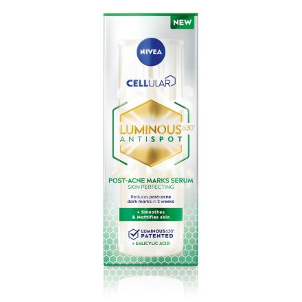 NIVEA CELLULAR LUMINOUS 3В1 Серум против петна от акне, 30 мл.