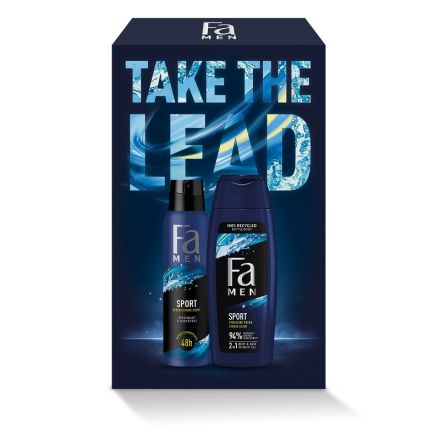 FA MEN SPORT ACTIVE Комплект Душ гел, 250 мл + Део-спрей, 150 мл