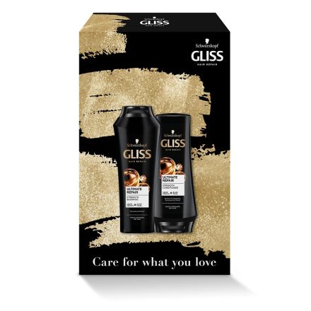 GLISS  Комплект Шампоан  Ultimate Repair, 250 мл + Балсам  Ultimate Repair, 200 мл