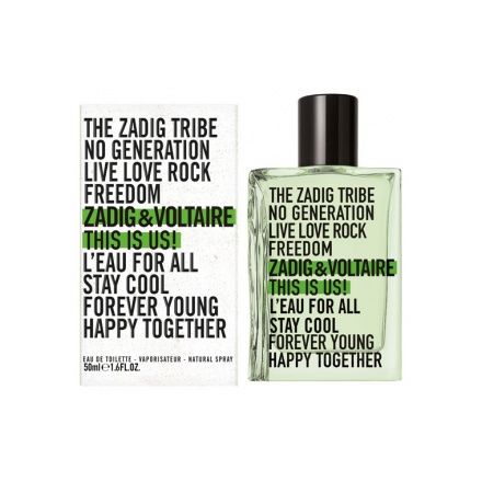 ZADIG&VOLTAIRE THIS IS US Унисекс т- на вода, 50мл