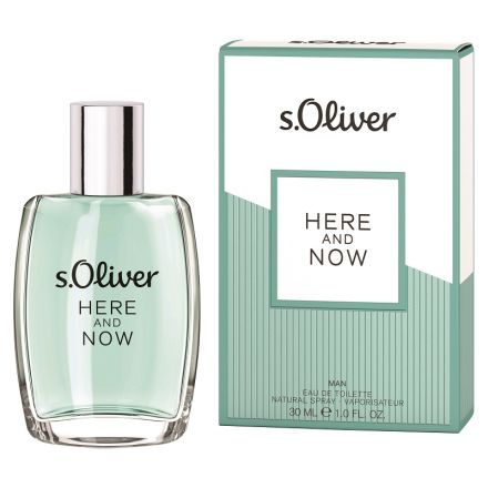 S.OLIVER HERE AND NOW Мъжка тоалетна вода, 30 мл