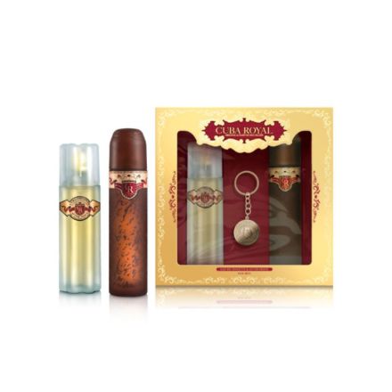 CUBA ROYAL Комплект Тоалетна вода, 100 мл + Афтършейв, 100 мл + Ключодържател