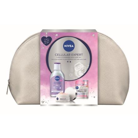 NIVEA CELLULAR EXPERT Комплект Дневен крем , 50 мл + Мицеларна вода за чувствителна кожа, 400 мл