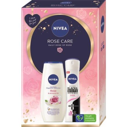 NIVEA ROSE CARE Комплект Душ-гел, 250 мл + Дeo-спрей , 150 мл