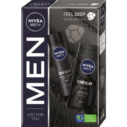 NIVEA MEN DEEP BEAT Комплект Душ-гел , 250 мл + Дeo-спрей, 150 мл