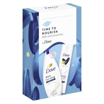 DOVE ORIGINAL  Комплект Мляко за тяло, 250 мл + Душ гел, 250 мл
