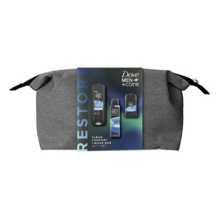 DOVE MEN COMFORT Комплект Део-спрей, 150 мл + Душ гел, 250 мл+ Део стик, 50 мл и несесер