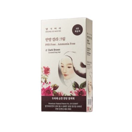 DOORI DOORI PHYTO Безамонячна боя за коса Dark brown, 140 мл