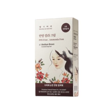 DOORI PHYTO  Безамонячна боя за коса  Medium brown, 140 мл