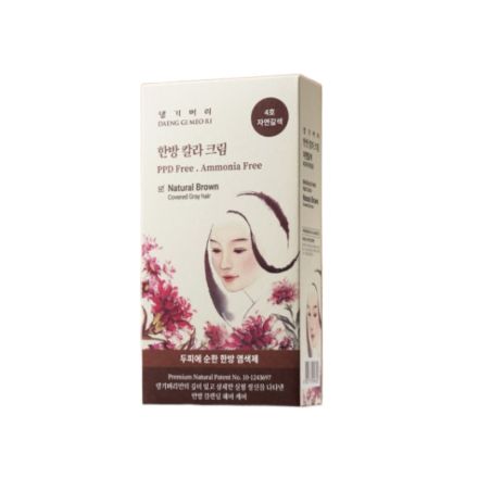 DOORI PHYTO  Безамонячна боя за коса Natural brown, 140 мл