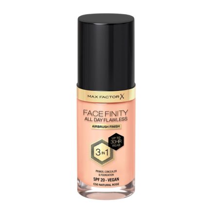 MAX FACTOR FACEFINITY ALL DAY FLAWLESS 3 в 1 Фон дьо тен 50 NATURAL