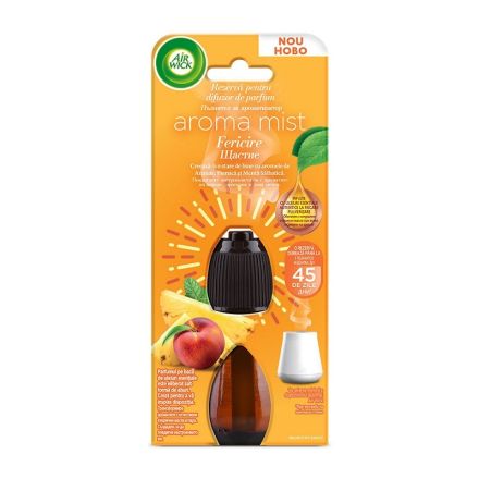 AIR WICK AROMA MIST Пълнител за ароматизатор с етерични масла Щастие AIR WICK AROMA MIST Пълнител за ароматизатор с етерични масла Щастие